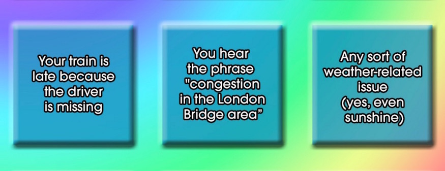Train Delayed? Play Londonist Train Bingo