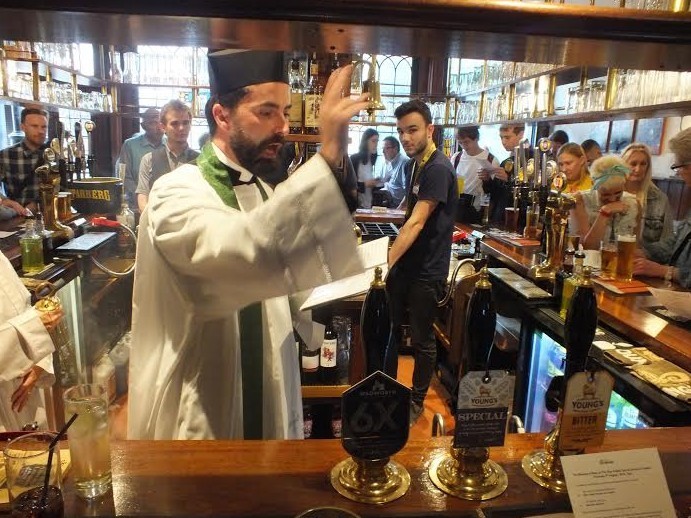 In Pictures: Croydon Blesses Its Beer - Londonist