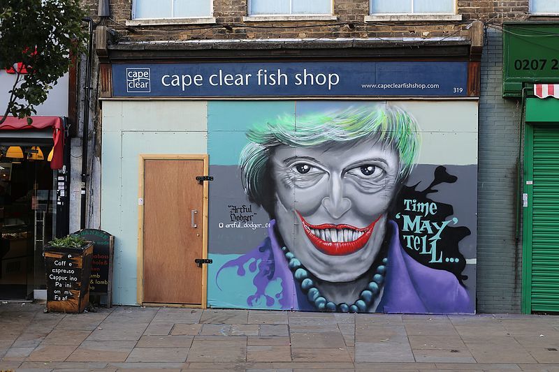 Theresa May: London's Unlikely Street Art Icon