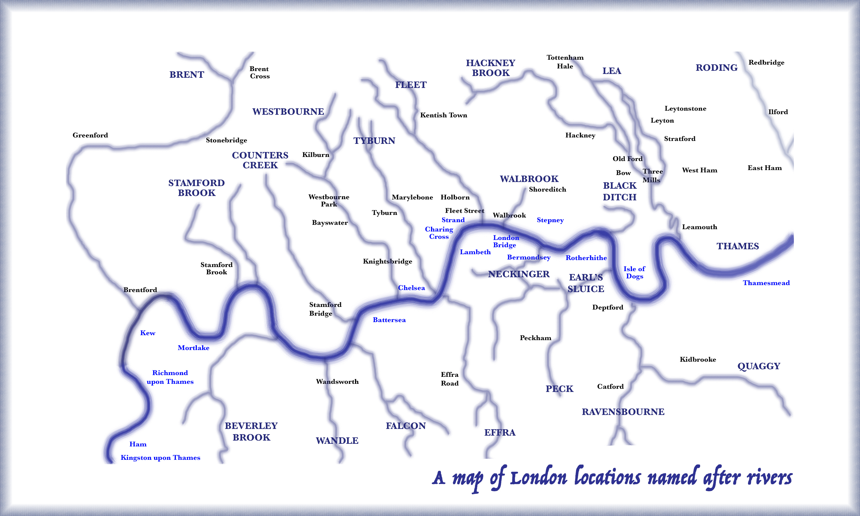 London s Lost Rivers Mapped With The Place Names They Inspired Londonist