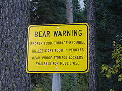 Bear sign