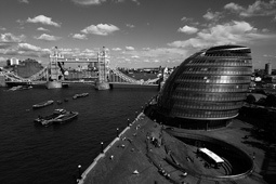 City Hall and Tower Bridge