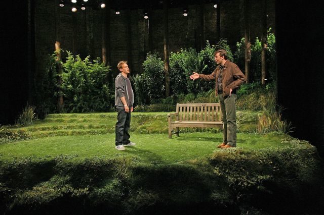 Steven Mackintosh and David Morrissey. Photo by John Haynes. 