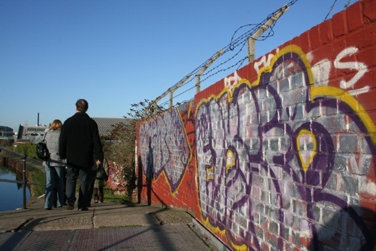 colourful graffiti - will it be here in 2012?  culture or vandalism? 