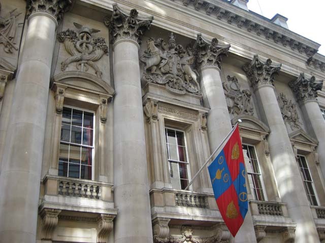 The venue. Goldsmiths Hall, dating from 1835, is on the junction of Foster Lane and Gresham Street 