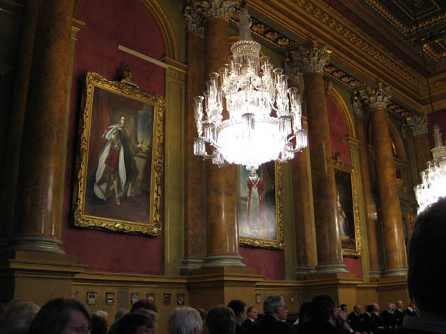 Inside the main chamber 