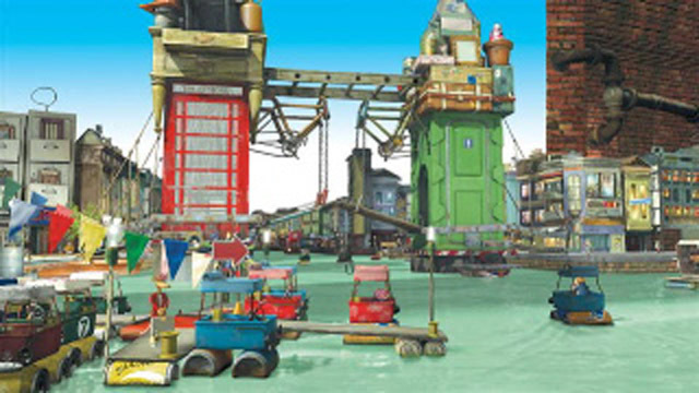 Preposterous. Unrealistic. The Thames could never look that blue. 