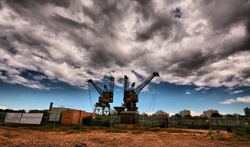 Behind Battersea Power Station by Tyla Arabas 