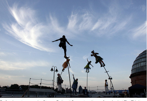 Against the Tide in Cutty Sark Gardens performed by Strange Fruit and Graeae by MykReeve 