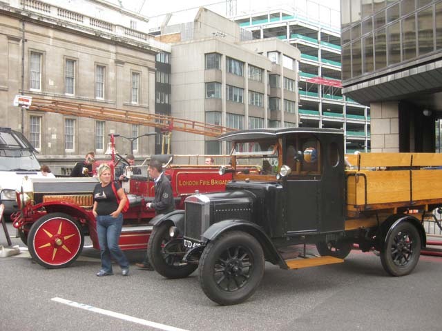 No traffic on the bridge today, unless you're in a vintage vehicle. 