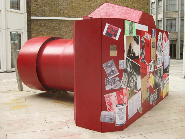 Round the back, you'll encounter posters and stills from the Michelangelo Antonioni film Blow-up. 