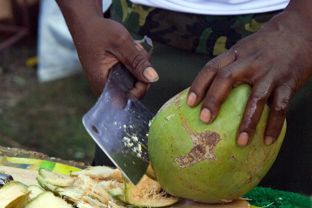 Cool off with a little coconut milk 