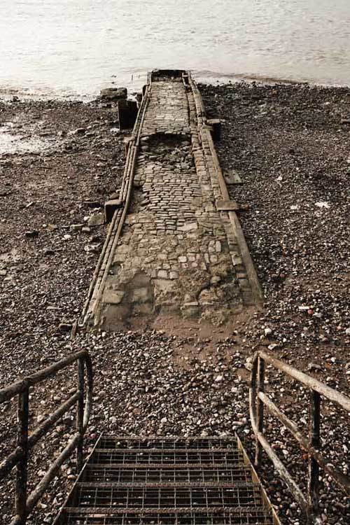 Ancient Thames jetty 