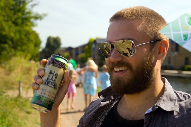 The sweet taste of raffle-won cider 