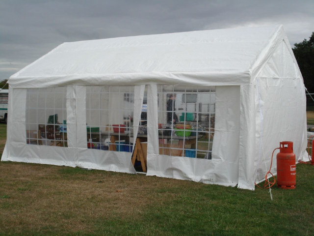 Possibly the kitchen tent at the camp / image by Rachel H