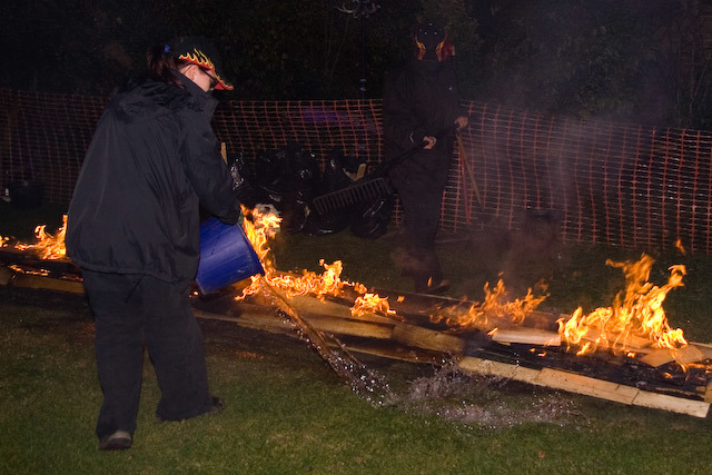 Controlling the flames 