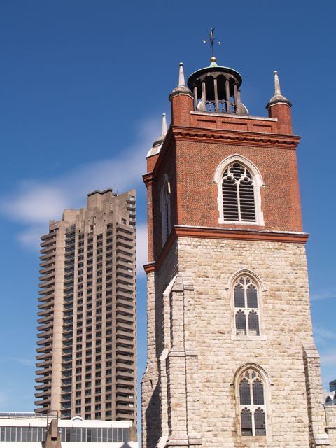 St Giles Cripplegate church &amp; Barbican Centre Jamesu