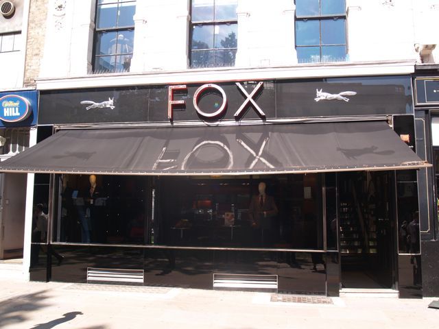 Fox, the best preserved 1930s shop in London, complete with elaborate - German designed - reflection free windows Jamesu