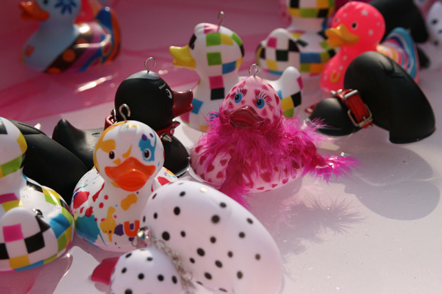 One stylish rubber duck 