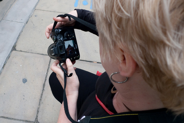 Checking the shots  Dean Nicholas