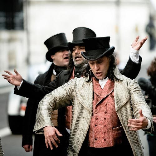 Men in top hats by photocillin 