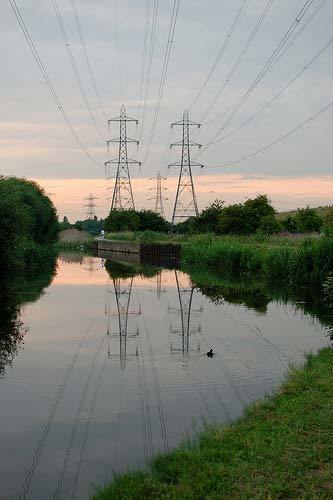 Sunset Reflection, Lee Navigation, Brimsdown, Enfield 