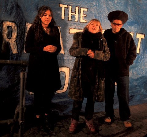 Miquita Oliver, Carrie Reichardt and Don Letts