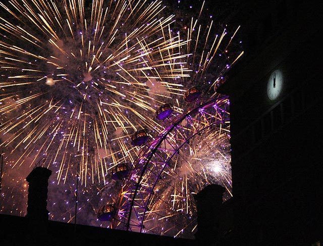 Fireworks over the city  Photo / Tanya N