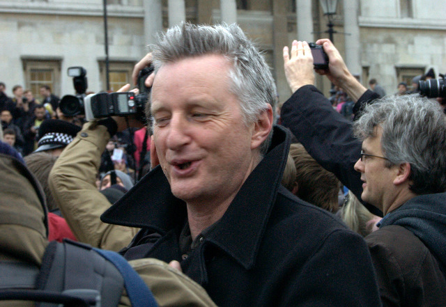 Billy Bragg dropped by to lend his support
