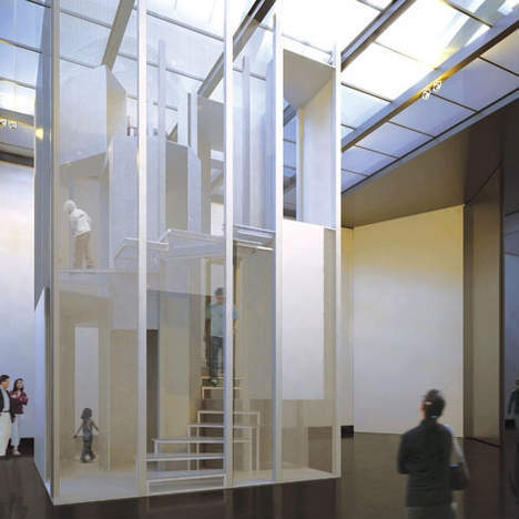 Spiral Booths by Vazio, in the Porter Gallery