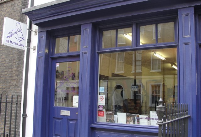 Warren Street: "Only the flute shop...