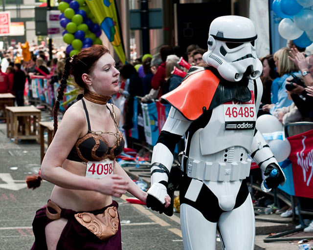 May the Force be with you by luciferscage taken at Canary Wharf