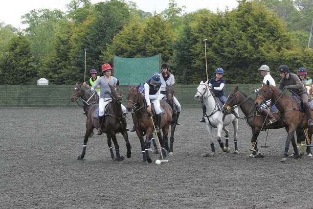 A practice chukka.
