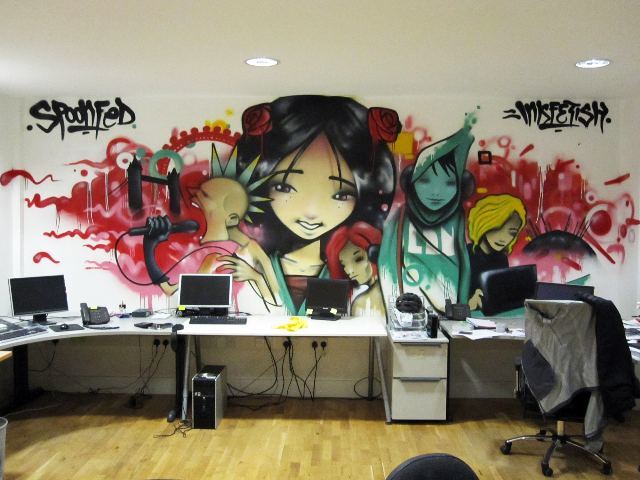 The offices of Spoonfed.