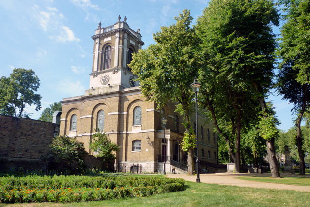 St Mary Magdalene Church front, Holloway Road