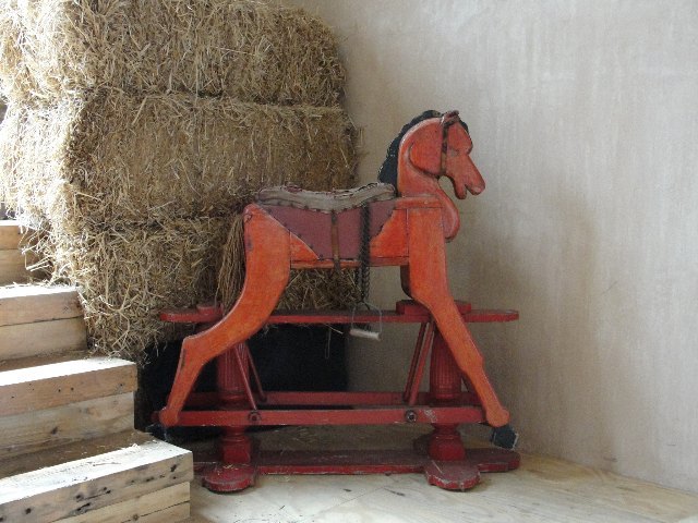 This rocking horse will be part of a new installation soon...