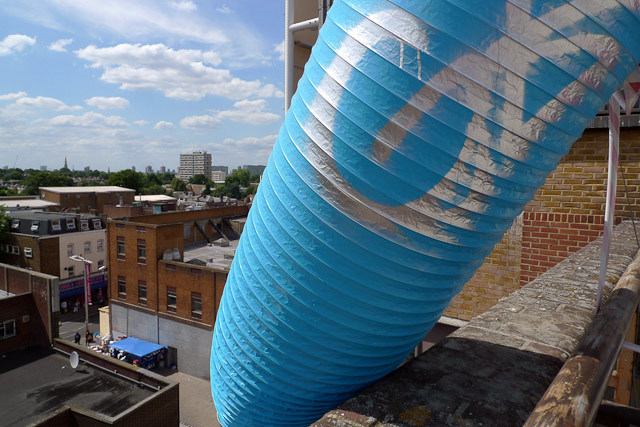 Birmingham Children's Hospital (Extraction Duct), Steelhouse Lane, Birmingham by Matthew Darbyshire