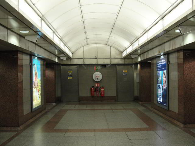 "She had found the train to the underworld exactly as Hermes had said - down at the bottom of Angel tube station and through the back wall." p.155