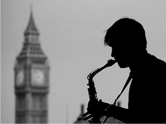 Sax player