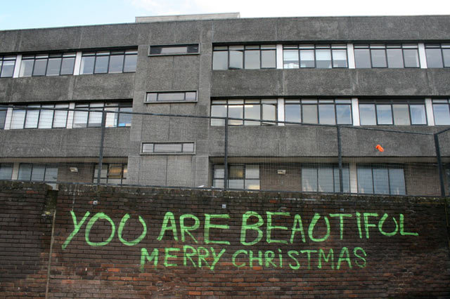Eve:I came across this on a rainy cold day and it lifted my spirits, the city always has something suprising 