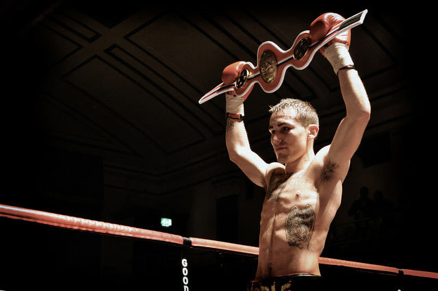 McAleese v Noble: Noble with his new belt