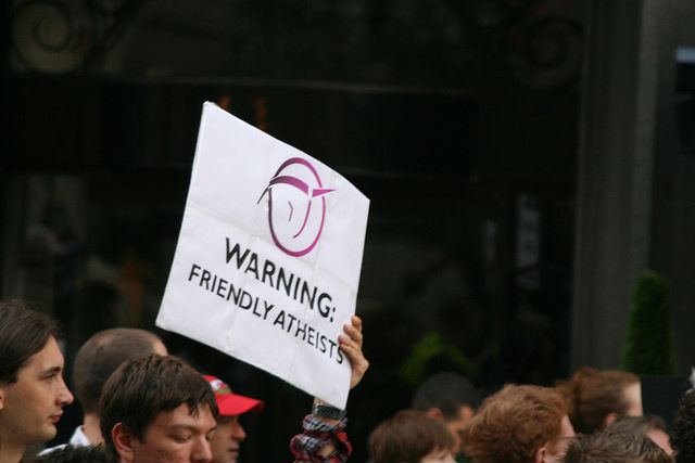 Friendly atheists? They're the worst kind. Photo / tezzer57