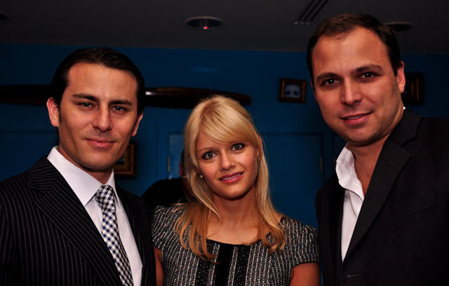 Hub Culture's Stan Stalnaker (right) and friends Laura Babb