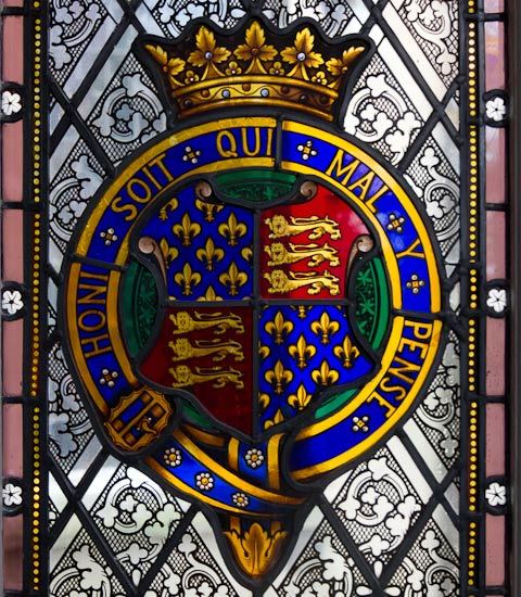 Stained glass.