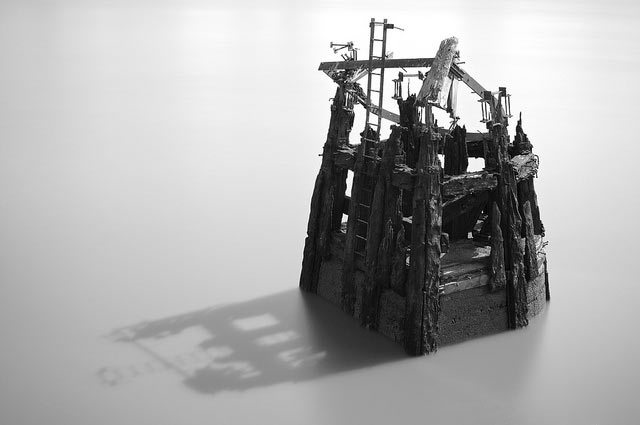 Judges commendation: Mooring Dolphin by Chris Tubb