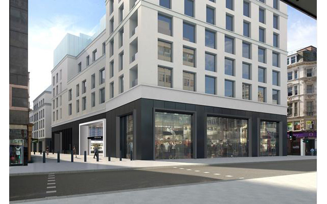 Entrance on the corner of Oxford Street and Dean Street.