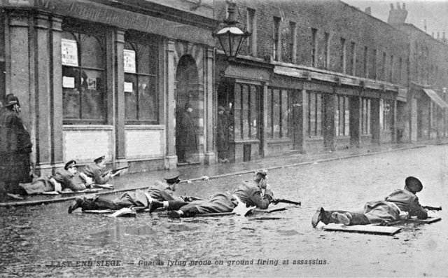 The siege of Sidney Street.