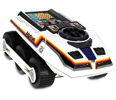 This brilliant six-wheeled buggy has a 23 button keypad using which you can program its memory with up to 16 commands. With two motors to give it great manoeuvrability, you can just tap in your instructions and see if it ends up where you expected! Great programming fun. Buy here.