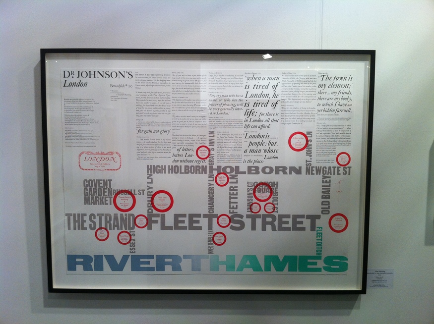 Broadside 10: Dr Johnson' London, Alan kitching - letterpress, 2010