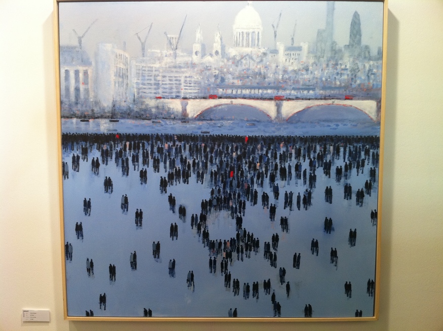 St Pauls, David Wheeler - oil on canvas